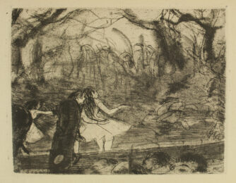 Sur la scène by Edgar Degas at Sarah Sauvin