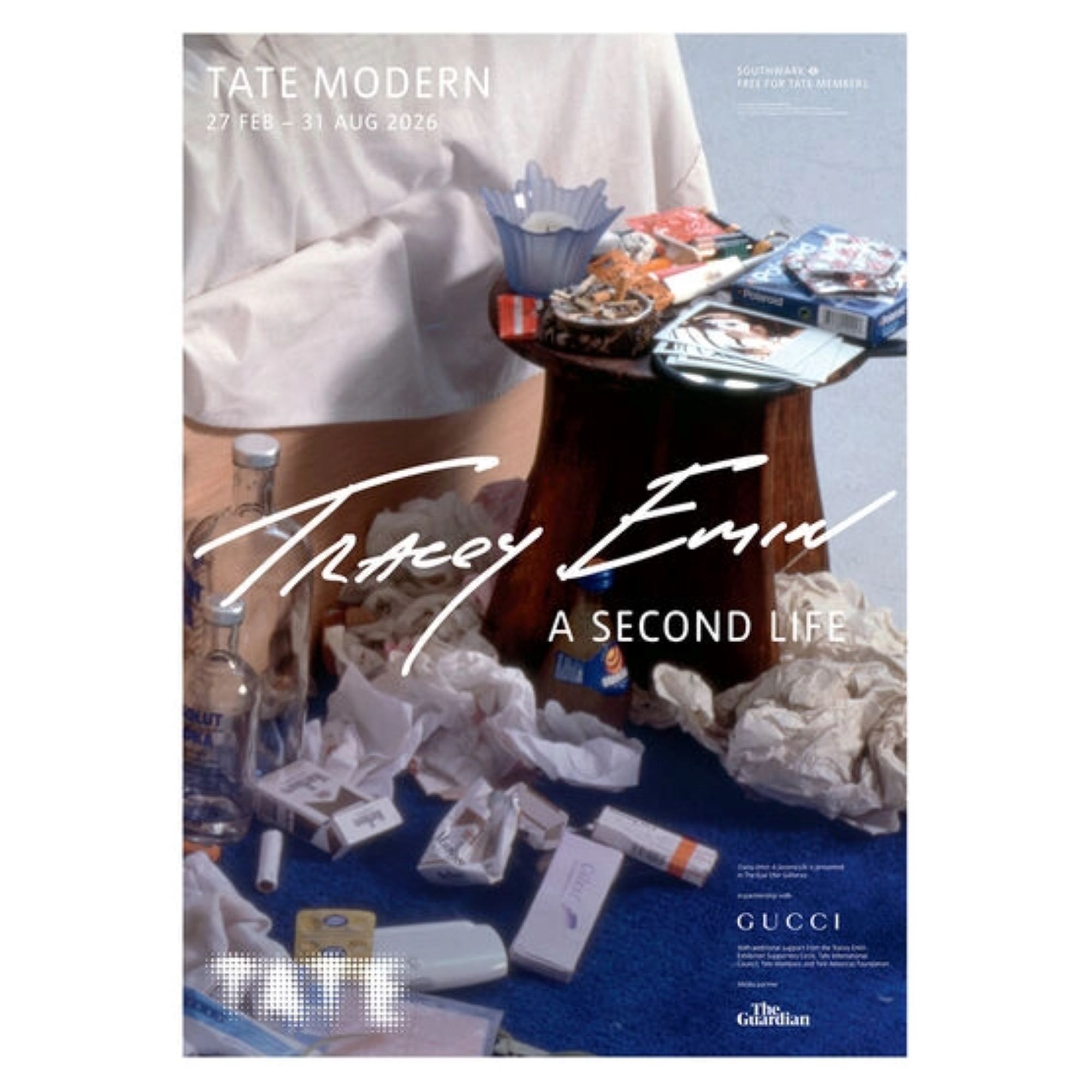 A Second Life – Vintage Exhibition Poster by Tracey Emin