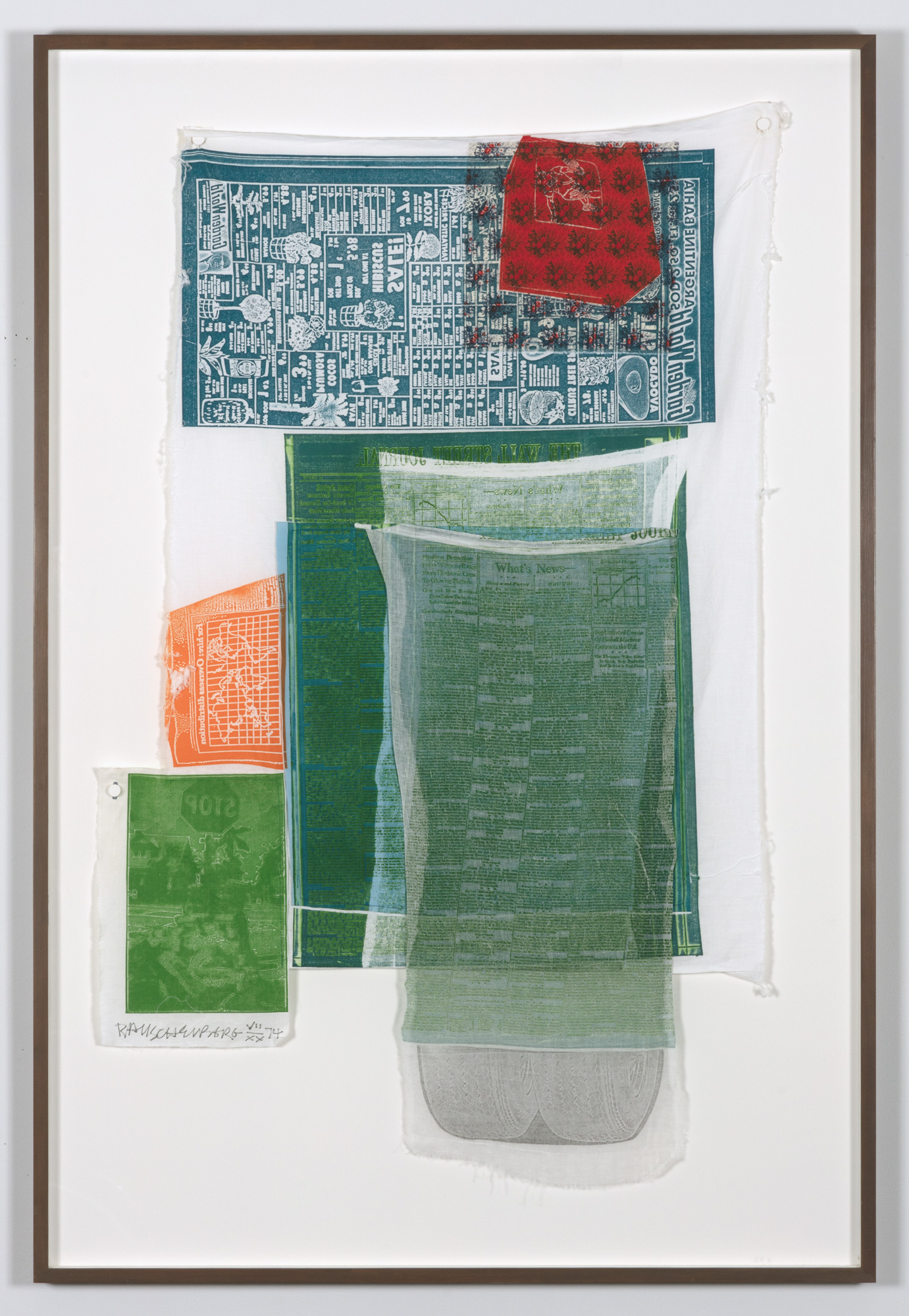 Airport Series: Platter by Robert Rauschenberg