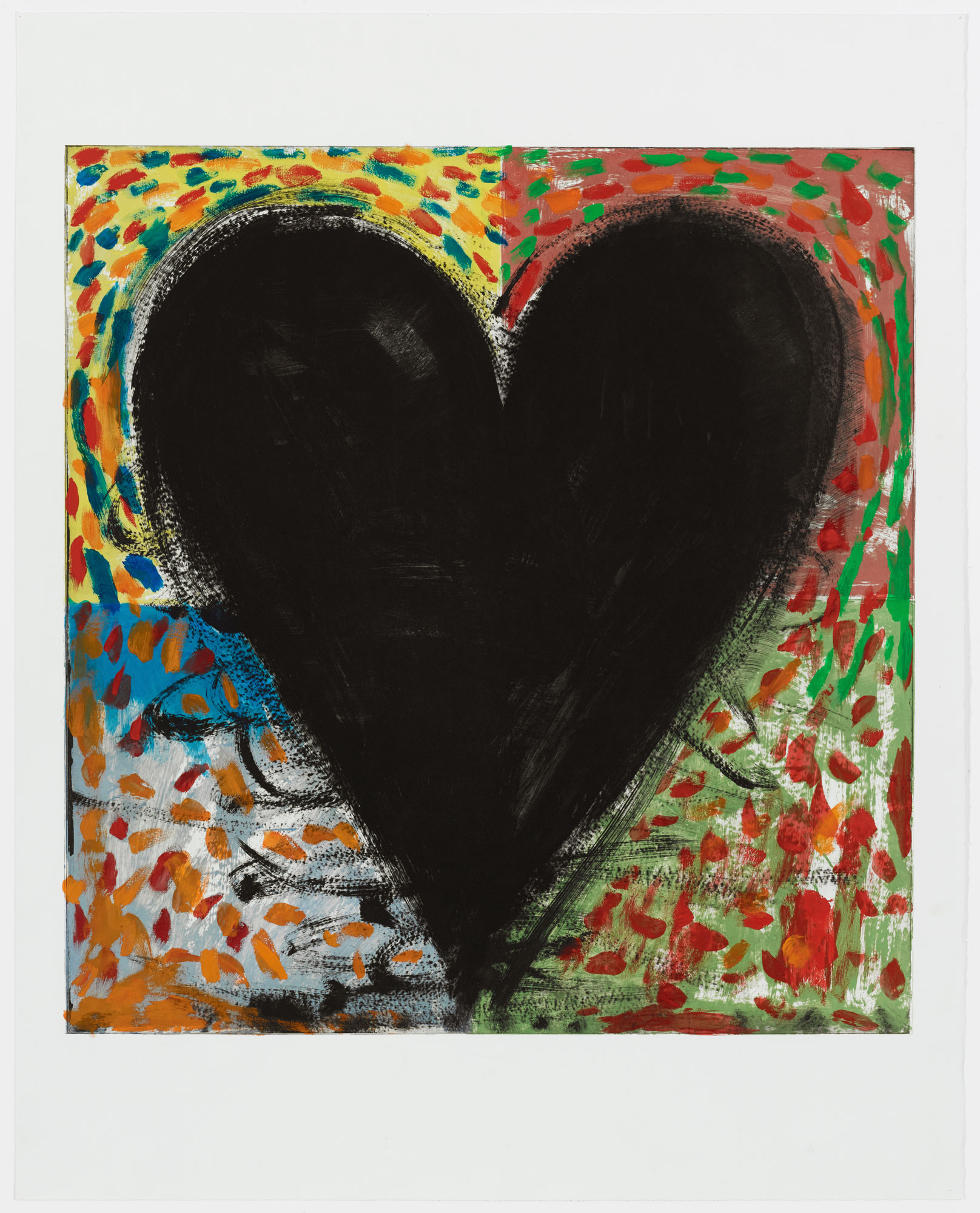 Hand Painting on the Mandala by Jim Dine