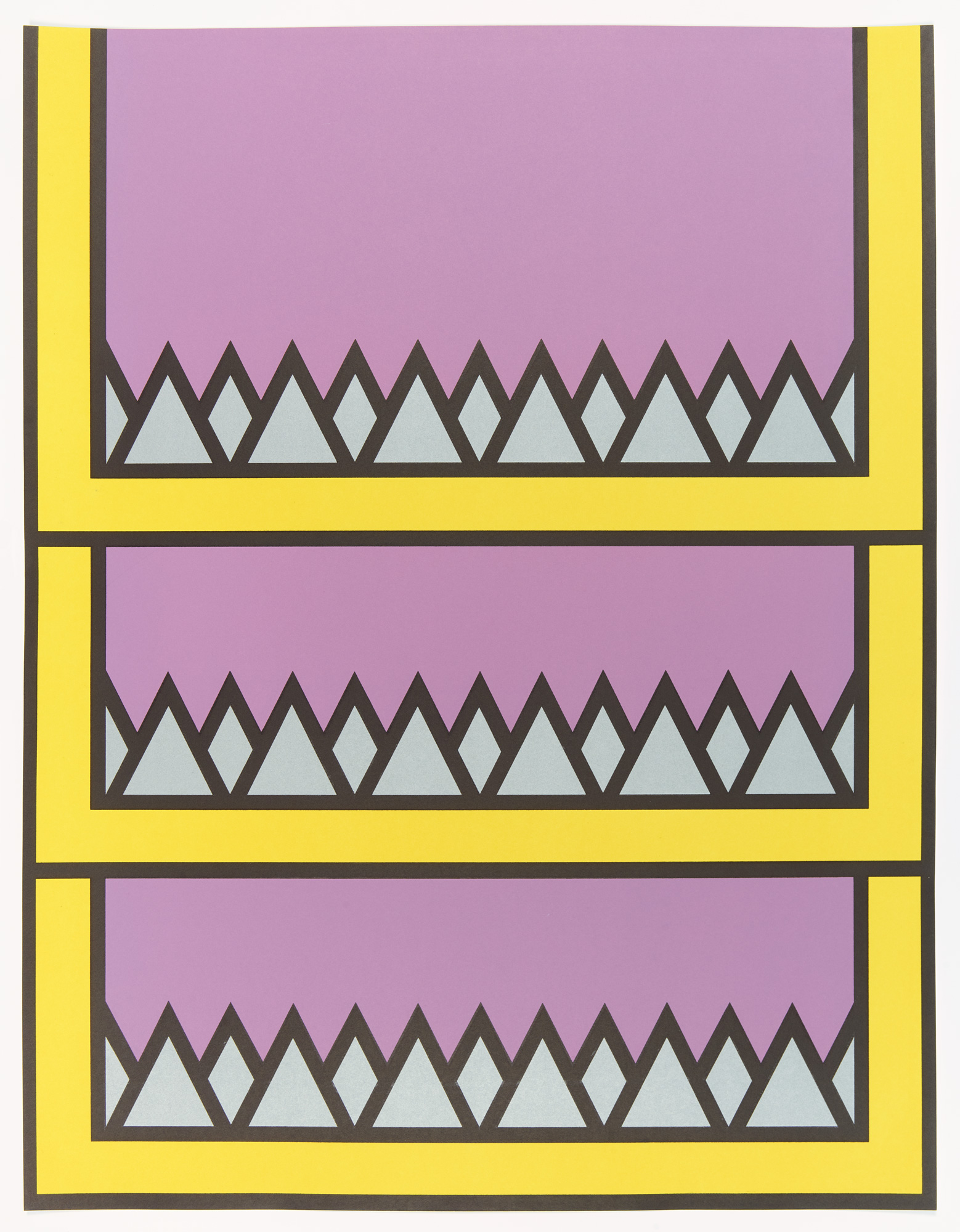 Untitled State II (GS 129 State II) by Nicholas Krushenick