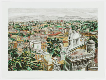 View of Rome by Philip Pearlstein at Graphicstudio