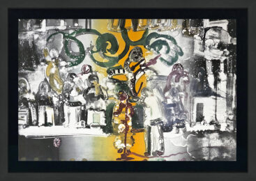 Introduction for a Blues Queen by Romare Bearden at GallArt.com