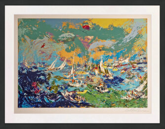 Spectator’s Fleet – America’s Cup by LeRoy Neiman at GallArt.com