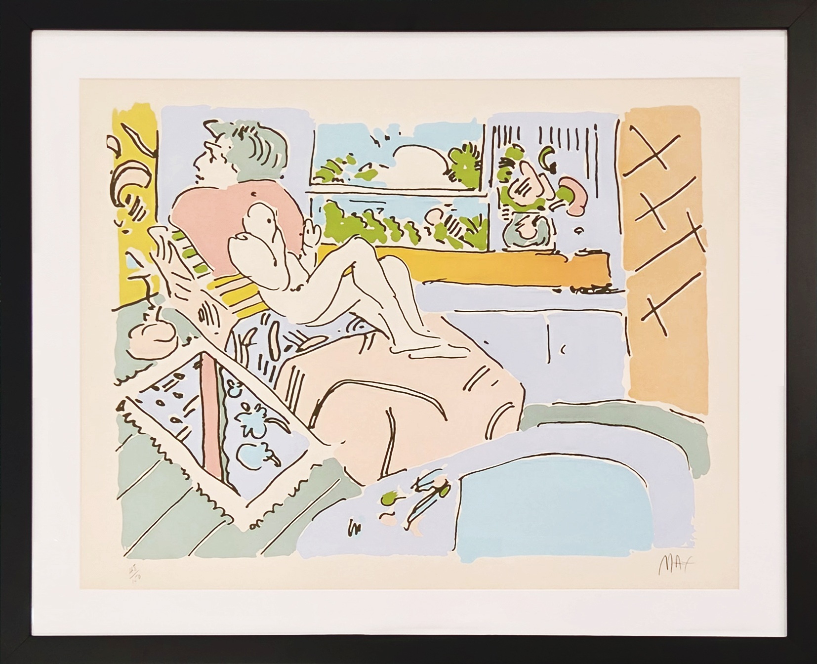 Jamaica (Palm Beach) by Peter Max