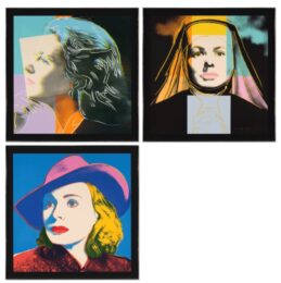 Ingrid Bergman (set of 3) by Andy Warhol (after) at Dovehouse Contemporary