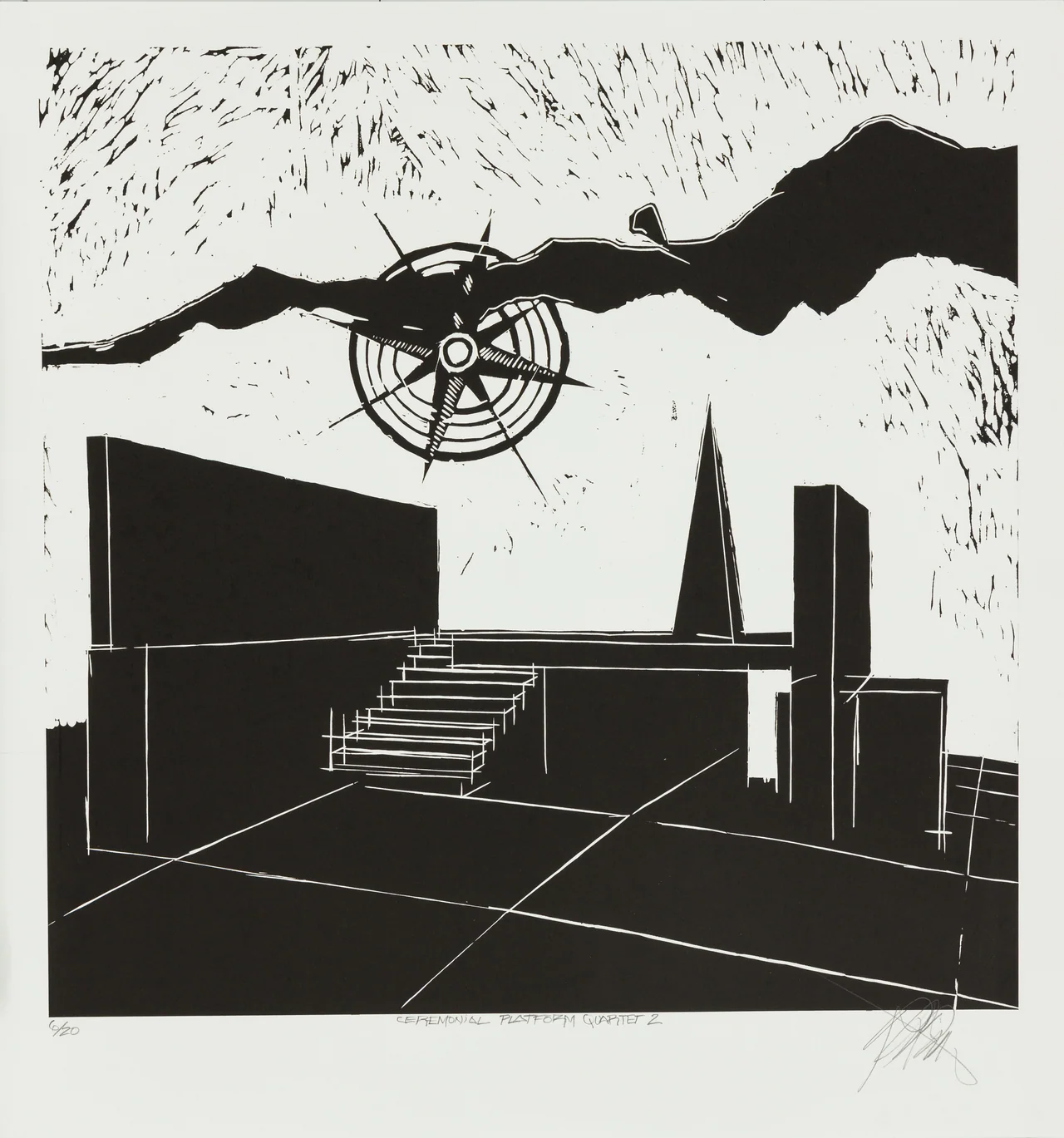 Ceremonial Platform Quartet 2 by Robert Roesch