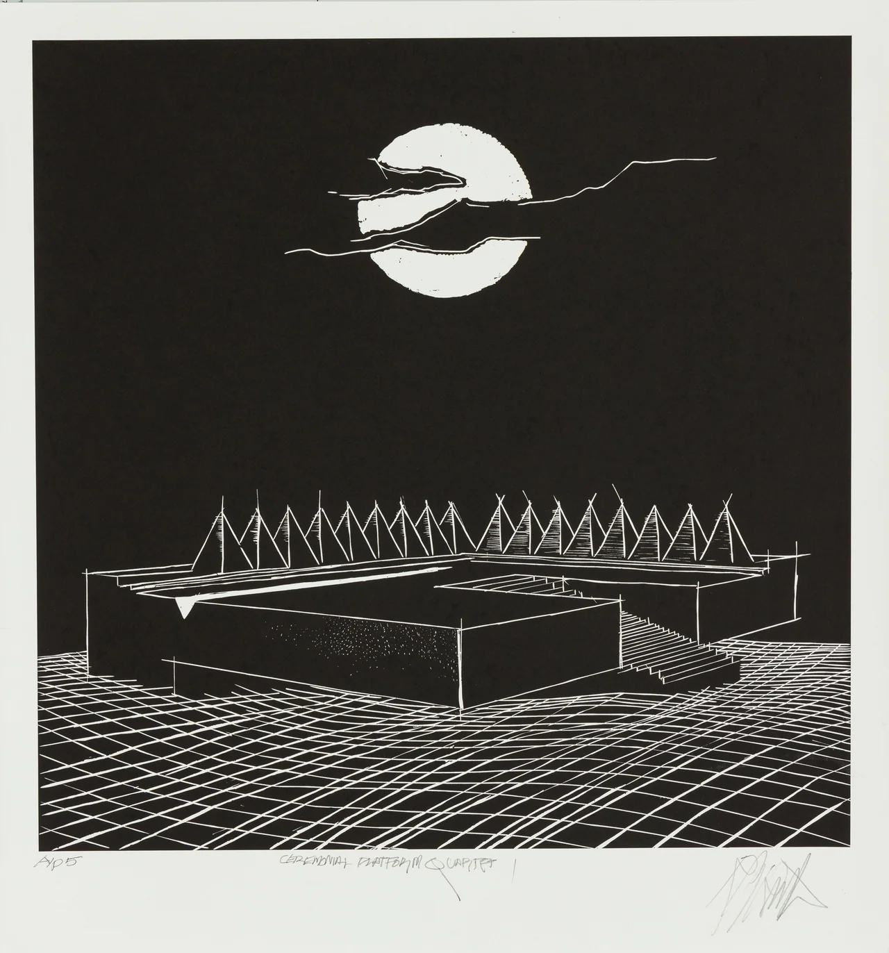 Ceremonial Platform Quartet 1 by Robert Roesch