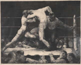 A Stag at Sharkey’s by George Bellows at Catherine Burns Fine Art