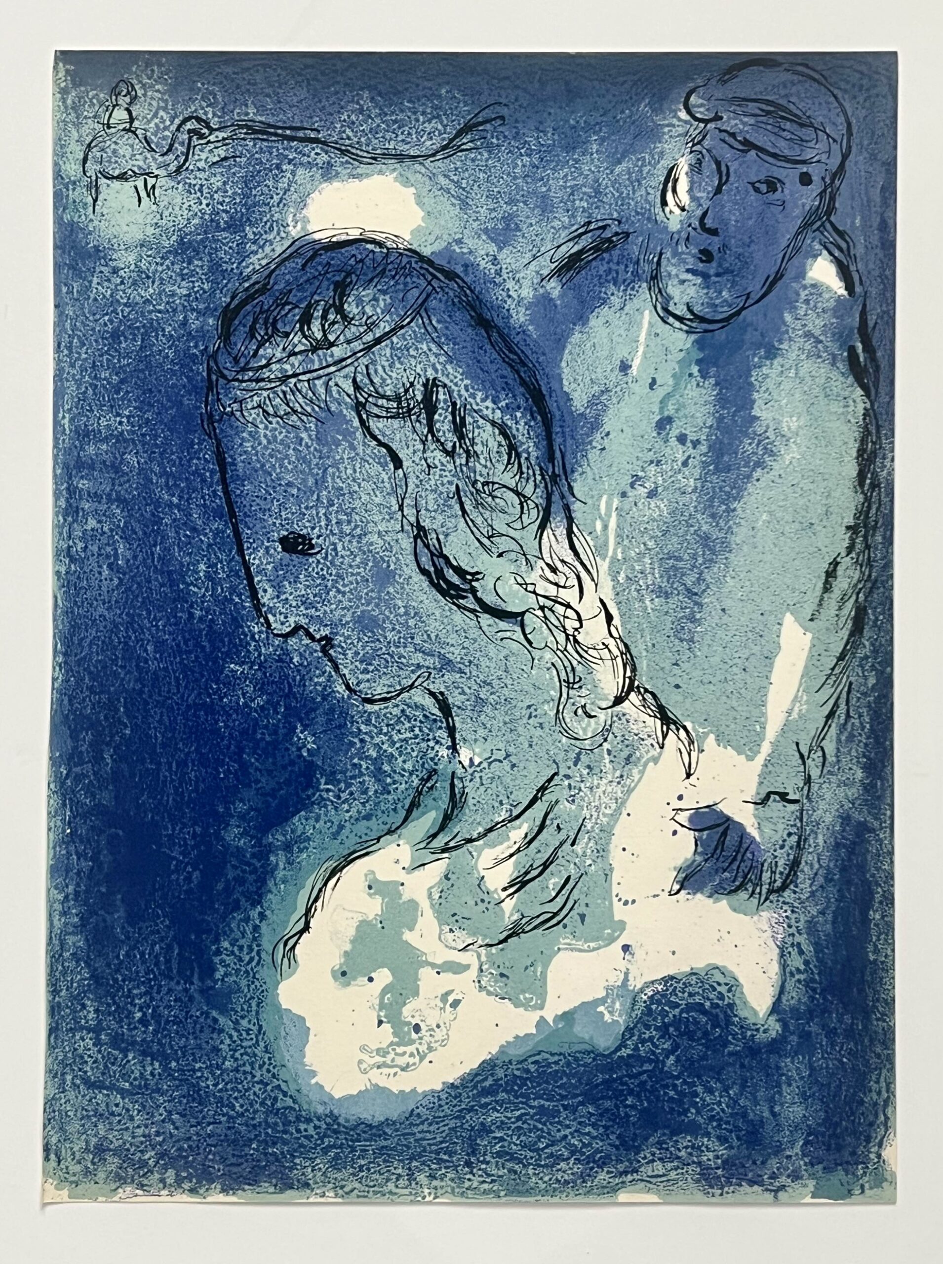 Abraham and Sarah by Marc Chagall