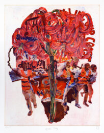African Lily, from Spring Wake, Vol. 1, 2025 by Zorawar Sidhu & Rob Swainston at LeRoy Neiman Center for Print Studies