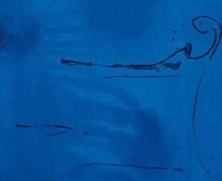 Blue Current by Helen Frankenthaler at Hamilton-Selway Fine Art