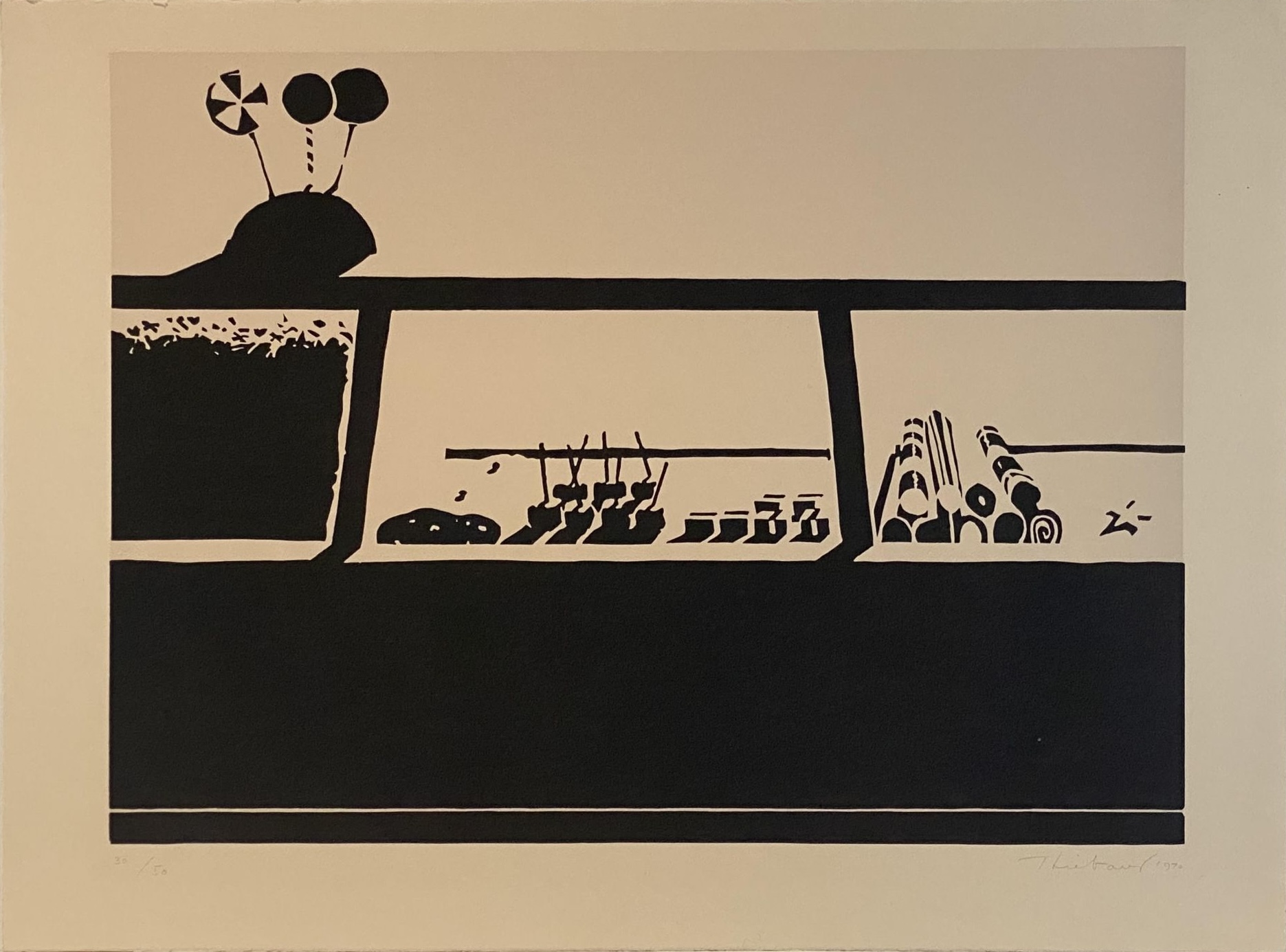 Candy Counter (State II) by Wayne Thiebaud