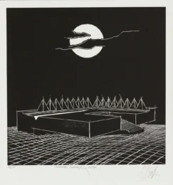 Ceremonial Platform Quartet 1 by Robert Roesch at Brandywine Workshop and Archives