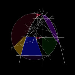 Rene Descartes. Third Book. Describe the Parabola by Clifford Singer at iMuseum Vegas
