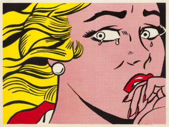 Crying Girl by Roy Lichtenstein at Susan Sheehan Gallery