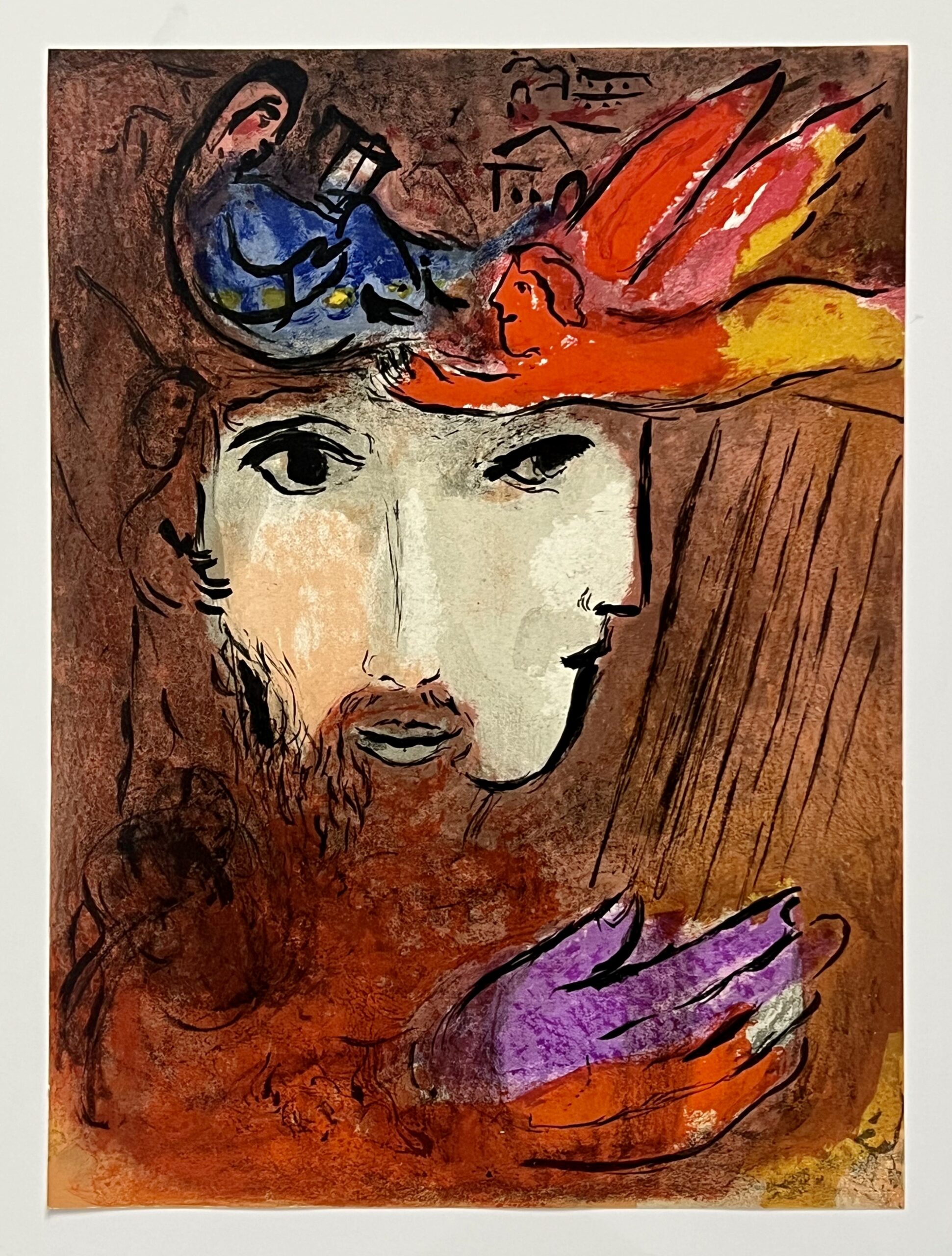 David and Bathsheba by Marc Chagall