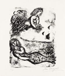 Deux Sirènes (Two Sirens) by Marc Chagall at Epicentrum Art Gallery