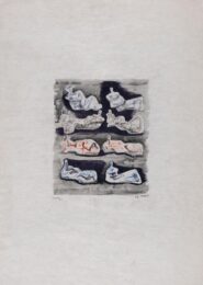 Eight Reclining Figures I by Henry Moore at Dellasposa