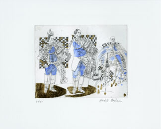 Exit the King by Wardell Milan at LeRoy Neiman Center for Print Studies