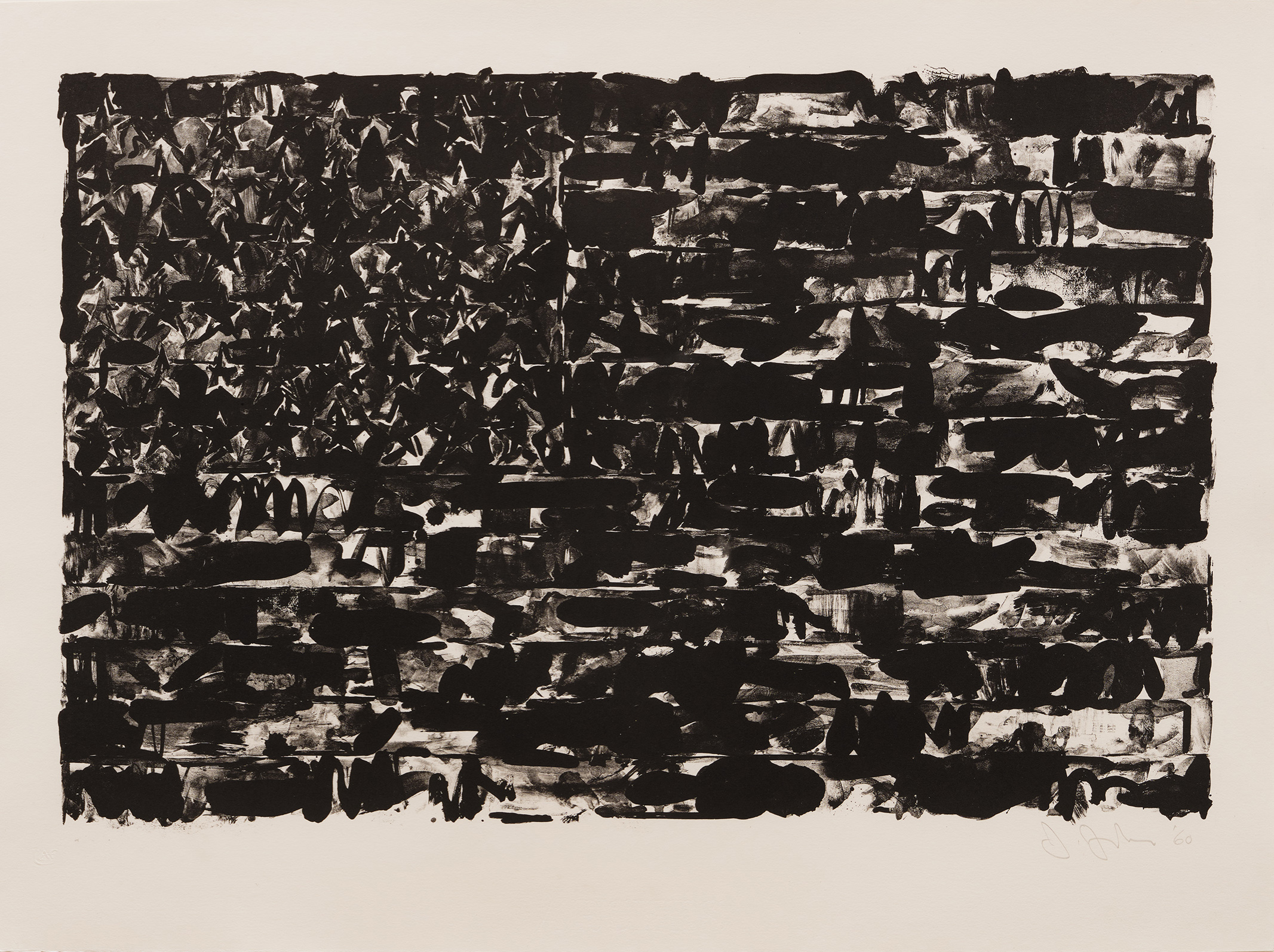 Flag i by Jasper Johns