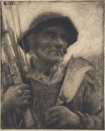The Old Woodsman by George Clausen at Jan Johnson Old Master Modern Prints