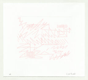 Glyph (sunset) by Chie Fueki at LeRoy Neiman Center for Print Studies