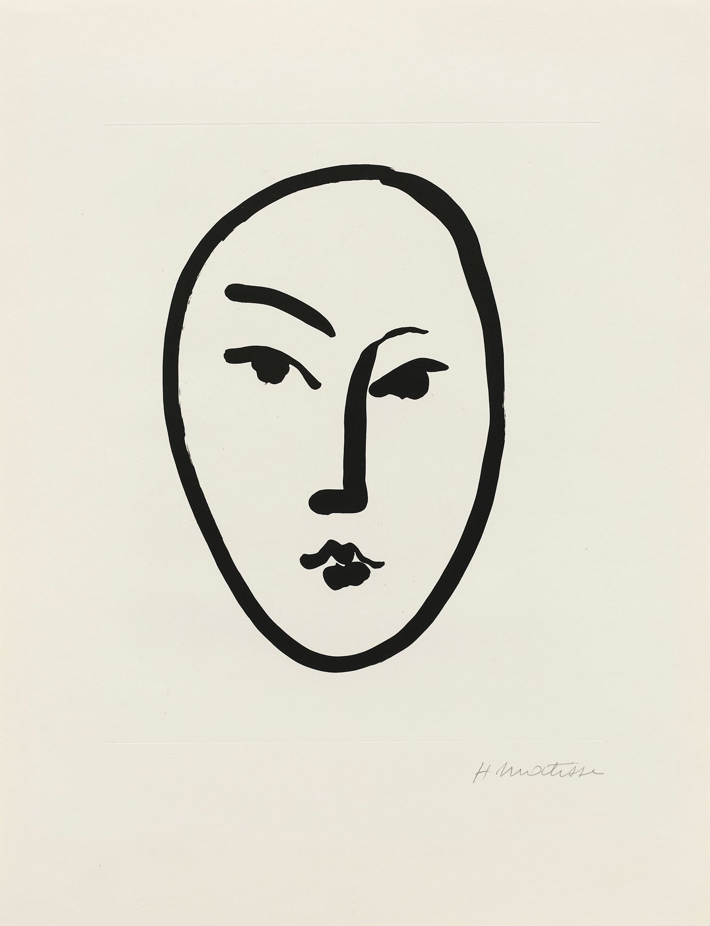 Grand masque by Henri Matisse