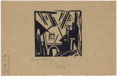 Hafendock (Harbor Dock) by Lyonel Feininger at Harris Schrank Fine Prints