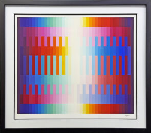 Magic Rainbow I (White) by Yaacov Agam at GallArt.com