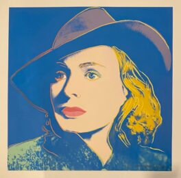 Ingrid Bergman With Hat, Trial Proof by Andy Warhol at Gregg Shienbaum Fine Art