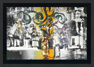 Introduction for a Blues Queen by Romare Bearden at GallArt.com