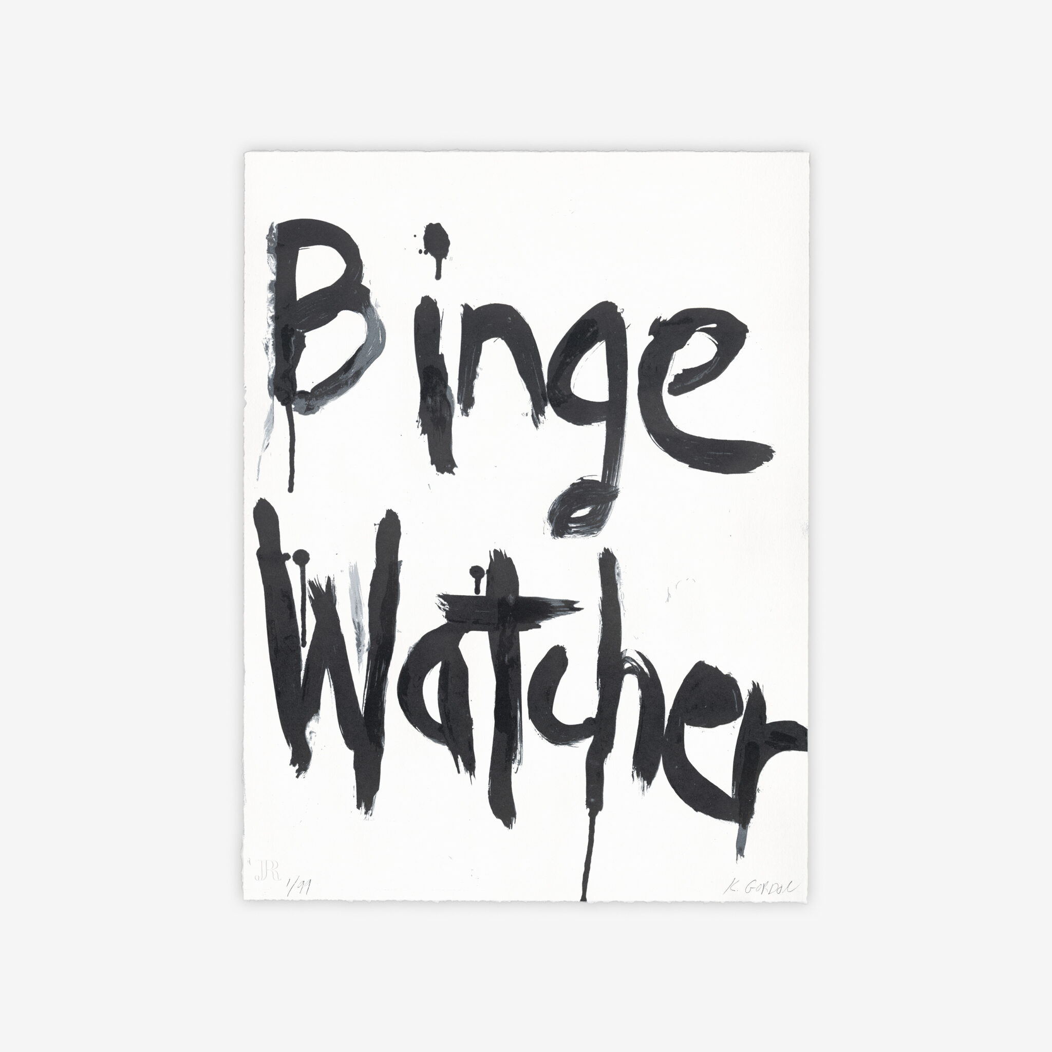 Binge Watcher by Kim Gordon