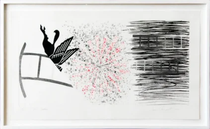 Star Ladder by James Rosenquist at Douglas Flanders & Associates