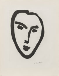 Jeune étudiant. Masque I by Henri Matisse at Susan Sheehan Gallery