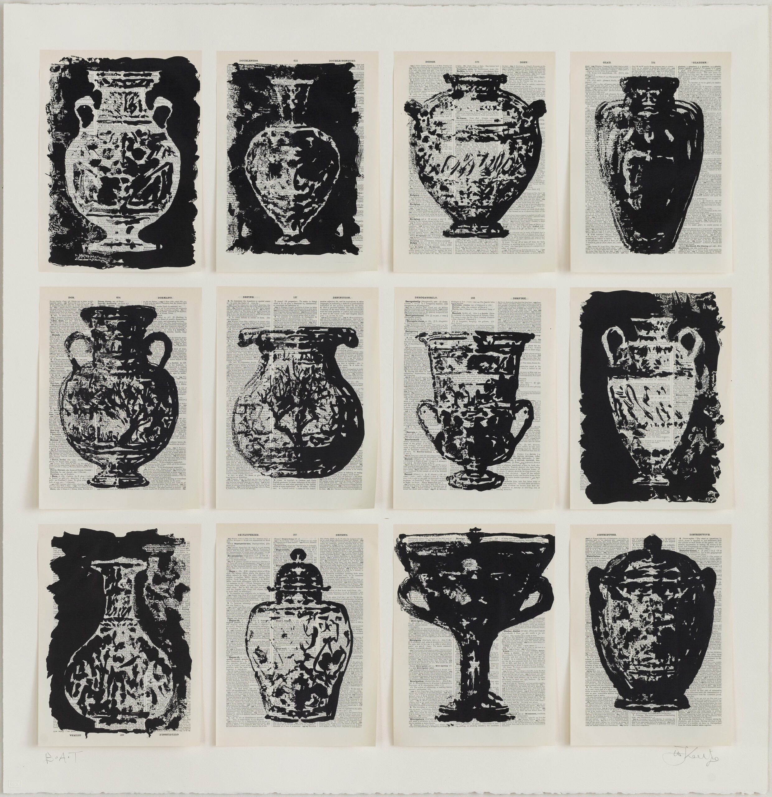 Twelve Vessels for Orfeo, 2026 by William Kentridge