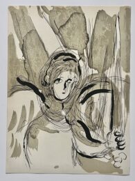 L’Ange à l’Épée (Angel with Sword) by Marc Chagall at Dellasposa