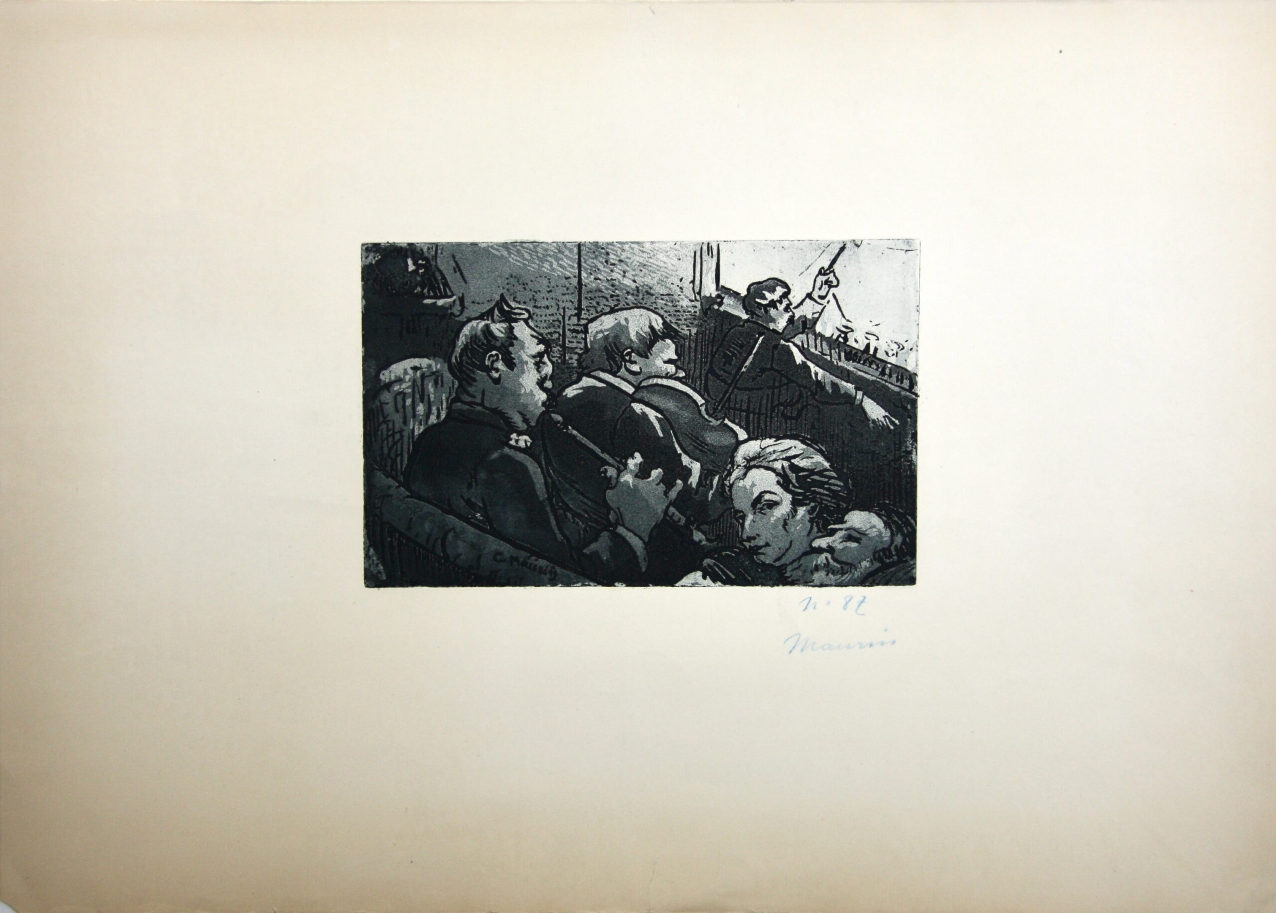 La Fosse d’Orchestre by Charles Maurin