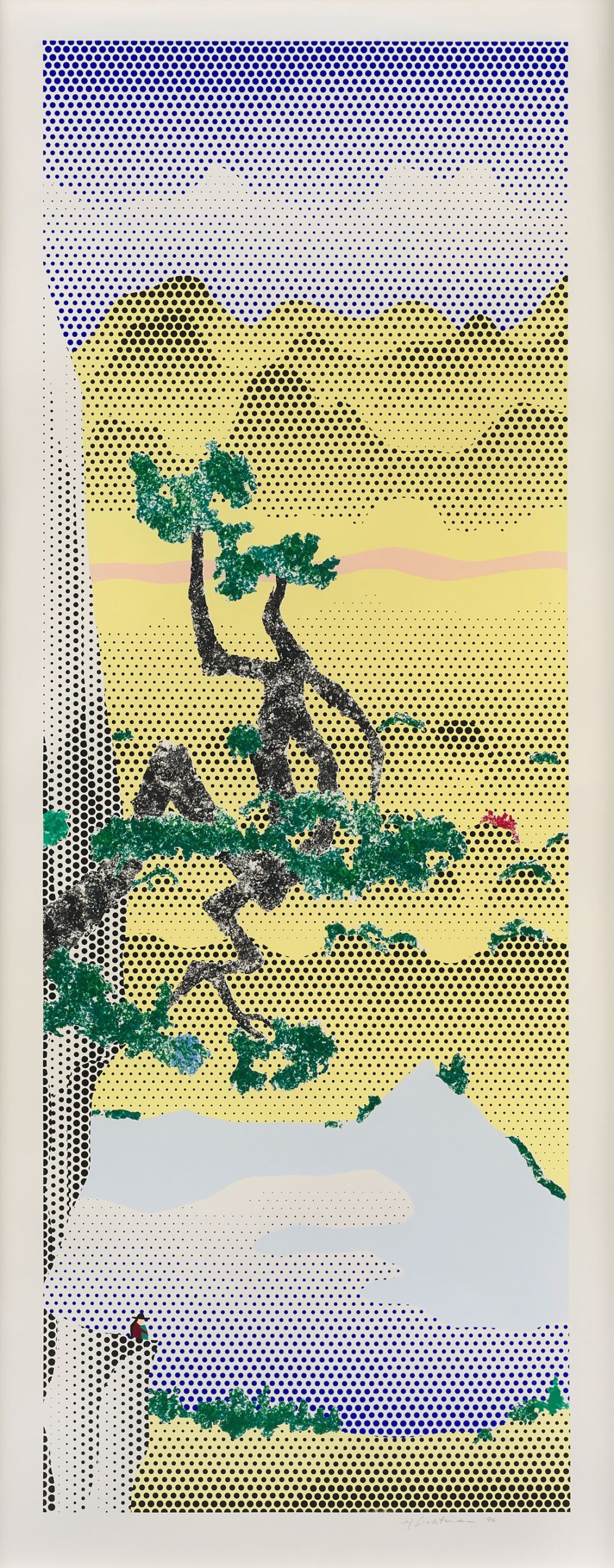 Landscape with Poet by Roy Lichtenstein