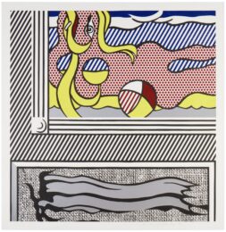 Two Paintings: Beach Ball by Roy Lichtenstein at Michael Lisi/Contemporary Art