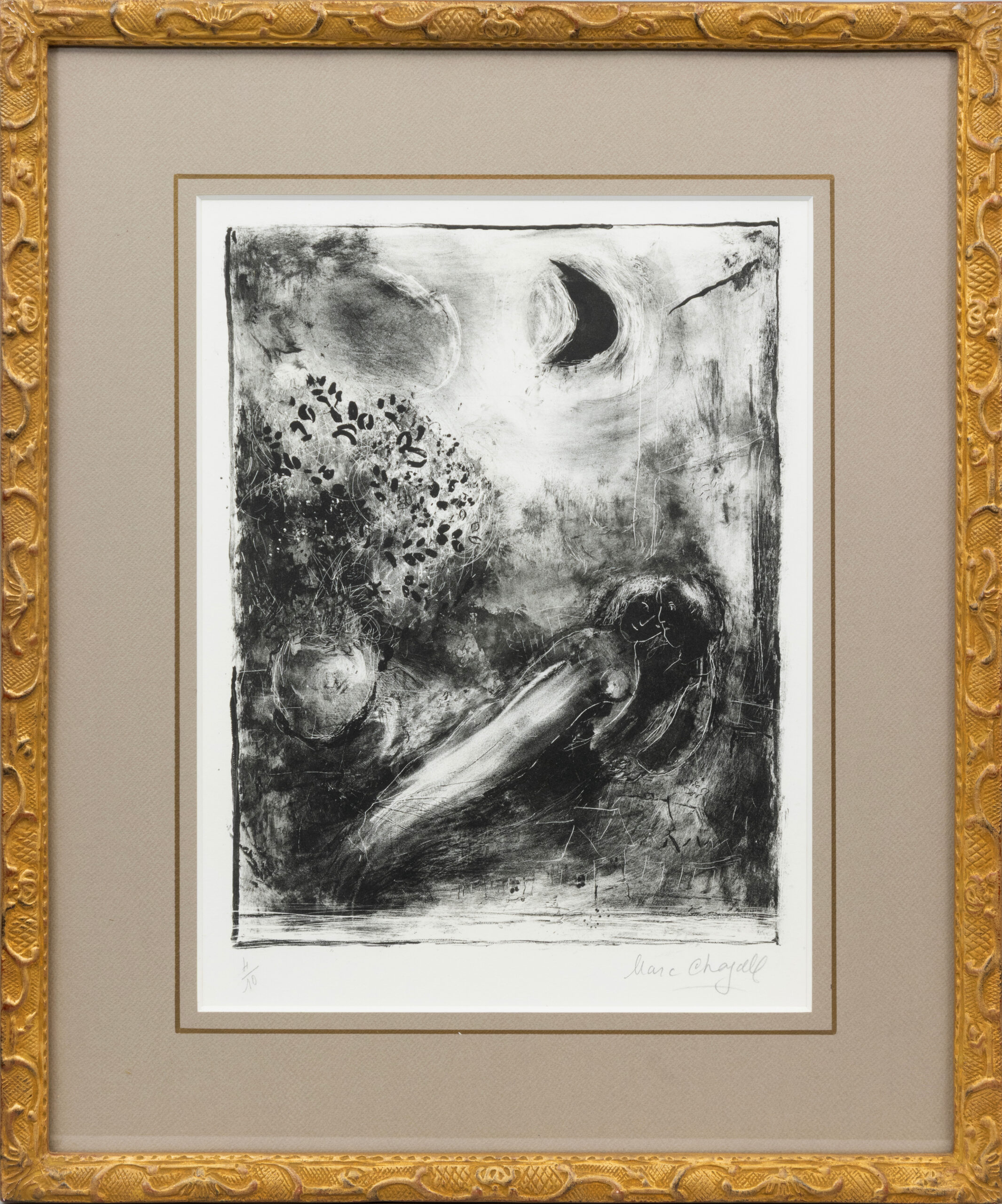 À la fenêtre (At the Window) by Marc Chagall