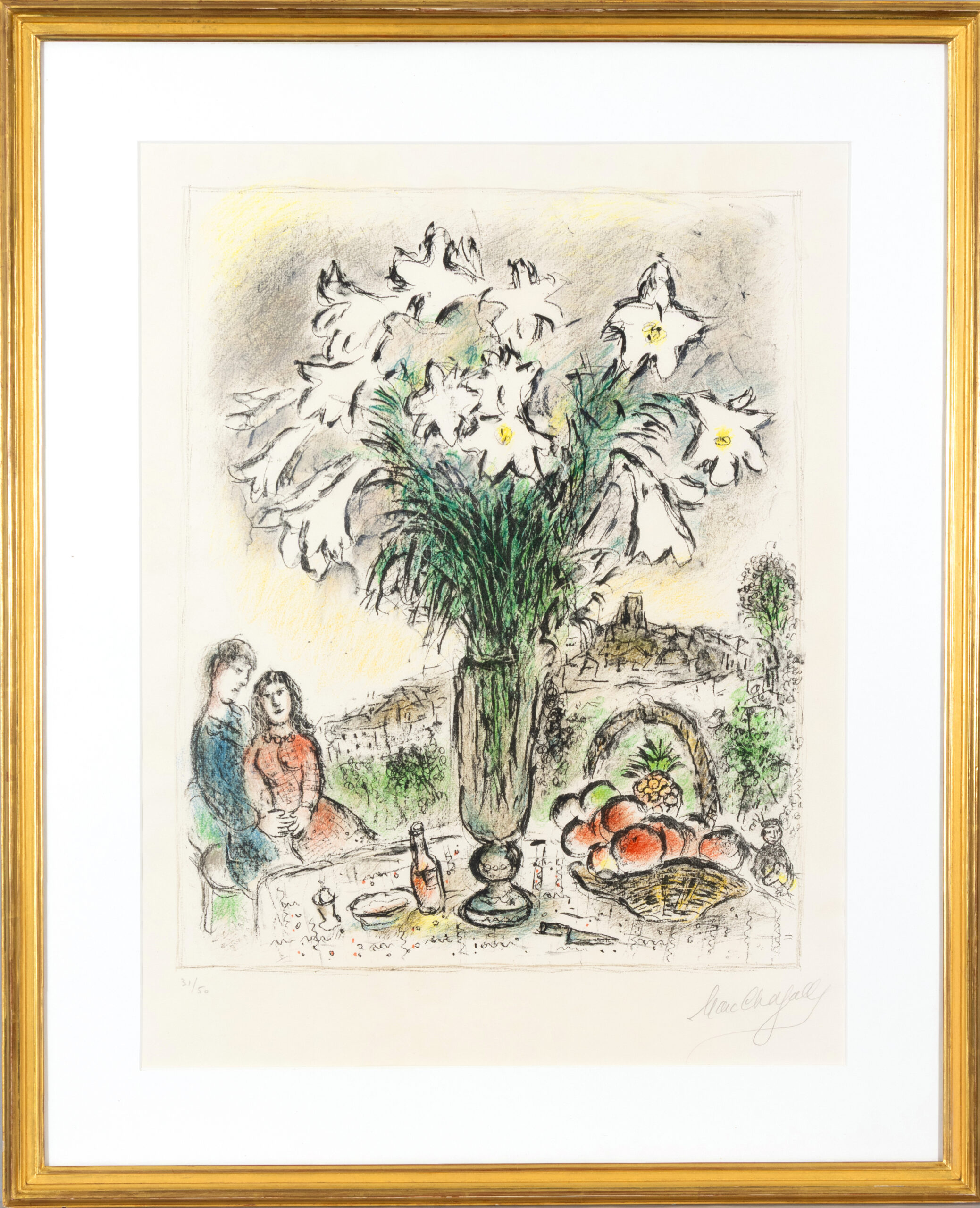 Les arums (The Arums) by Marc Chagall