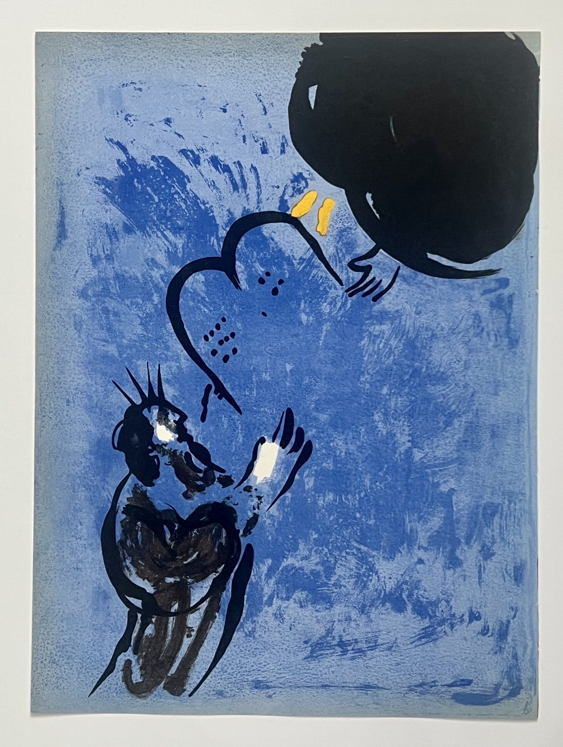 Moses Receives the Tablets of the Law by Marc Chagall