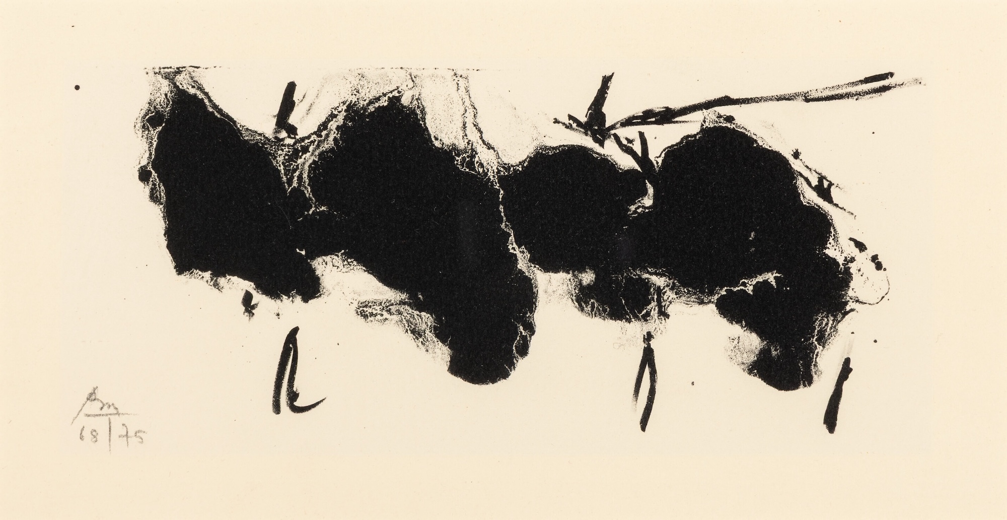 Altamira Elegy by Robert Motherwell