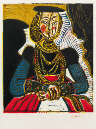 Portrait de jeune fille, d’après Cranach le Jeune, II by Pablo Picasso at Susan Sheehan Gallery