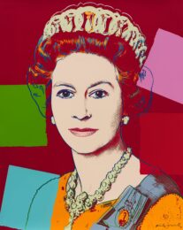 Queen Elizabeth II, from Reigning Queens (Royal Edition) by Andy Warhol at Susan Sheehan Gallery
