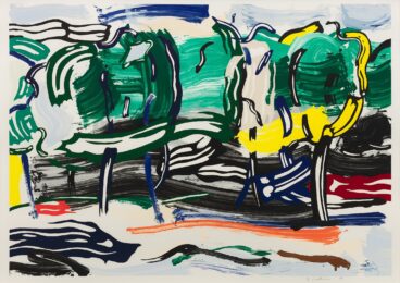 Road Before the Forest by Roy Lichtenstein at Susan Sheehan Gallery