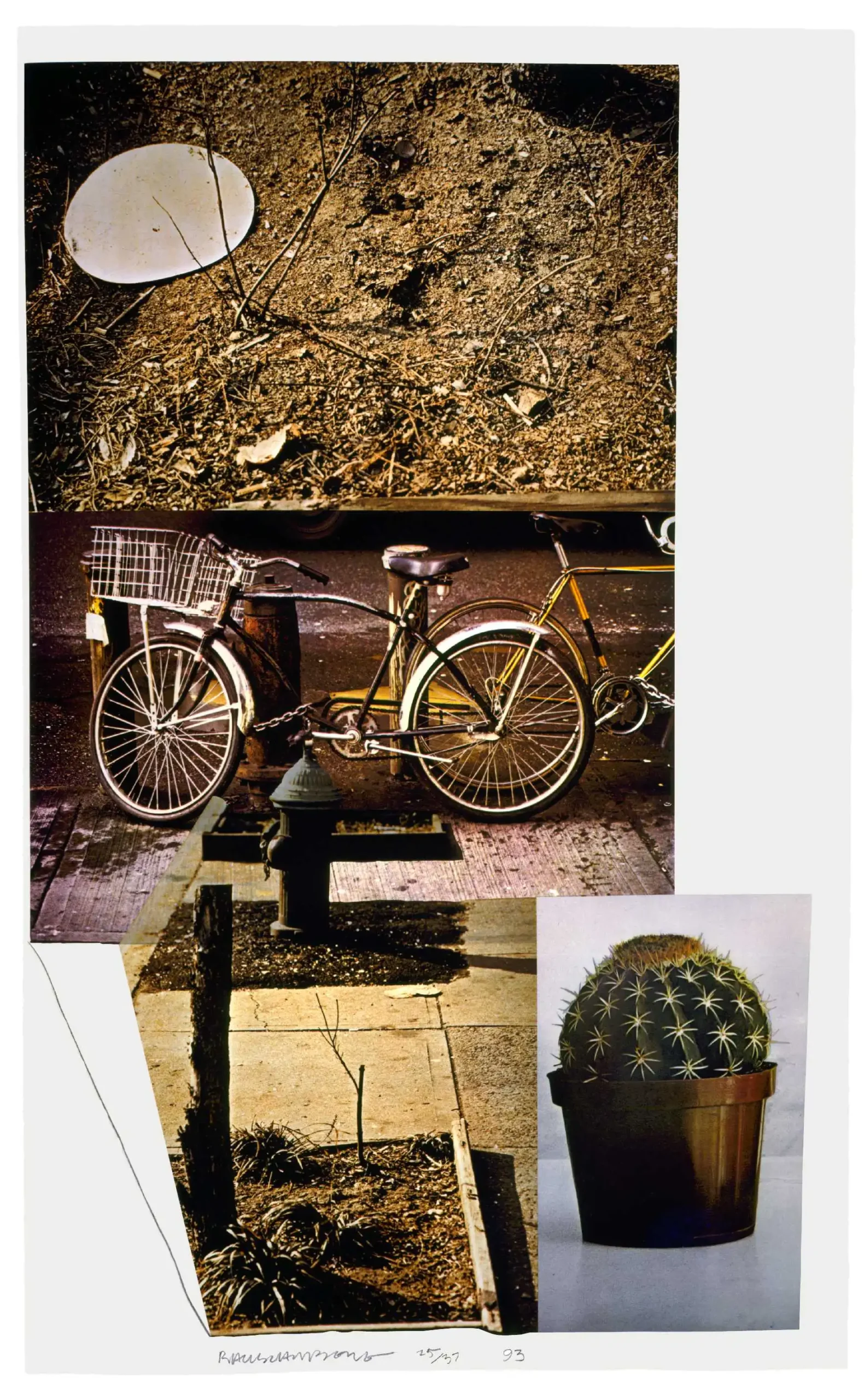 Street Sounds West by Robert Rauschenberg