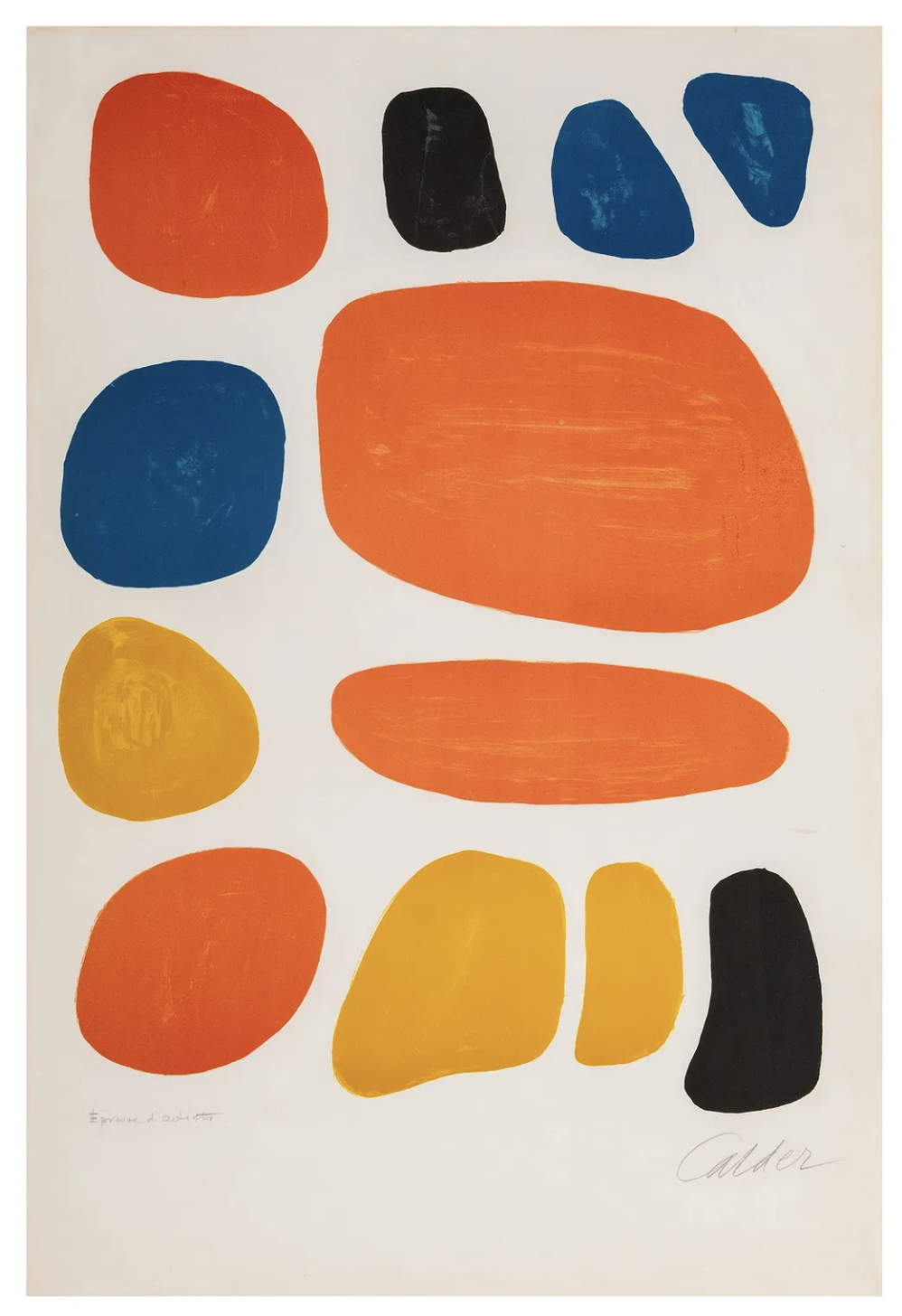 Homage to Ben Shahn by Alexander Calder