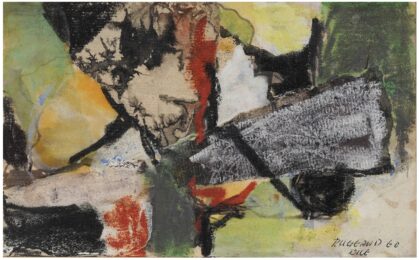 Flower Market Study by Maurice Bugeaud at Robert Fontaine Gallery